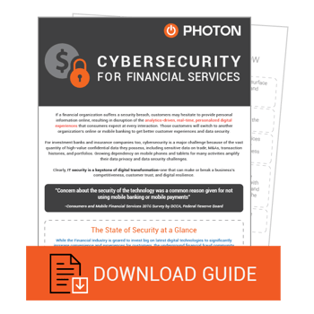 Finance whitepaper on Cybersecurity by Photon